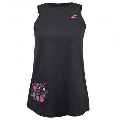 maglietta Babolat Cotton Tank women nero