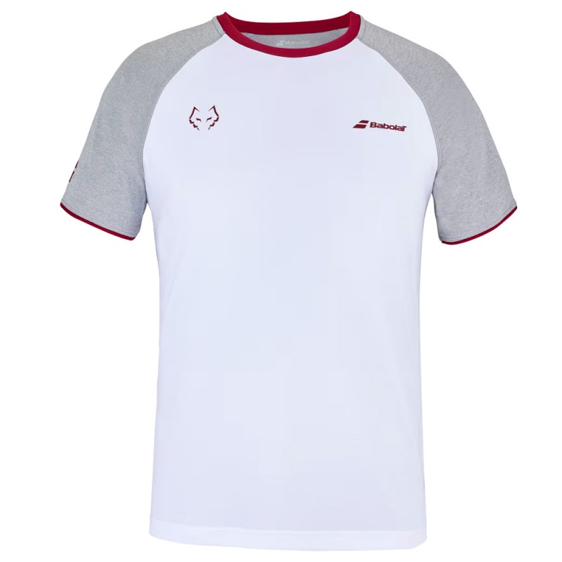 maglietta Babolat Crew Neck Tee Lebron bianco maglietta Babolat Crew Neck Tee Lebron bianco
