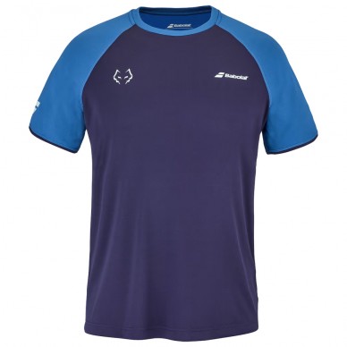 maglietta Babolat Crew Neck Tee Lebron blu