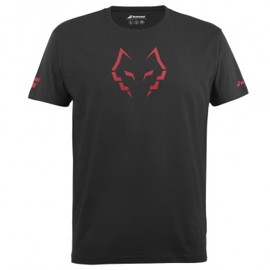 maglietta Babolat Cotton Tee Lebron nero