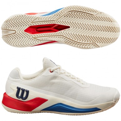 Scarpe Wilson Rush Pro 4.0 Clay snow white red 2024