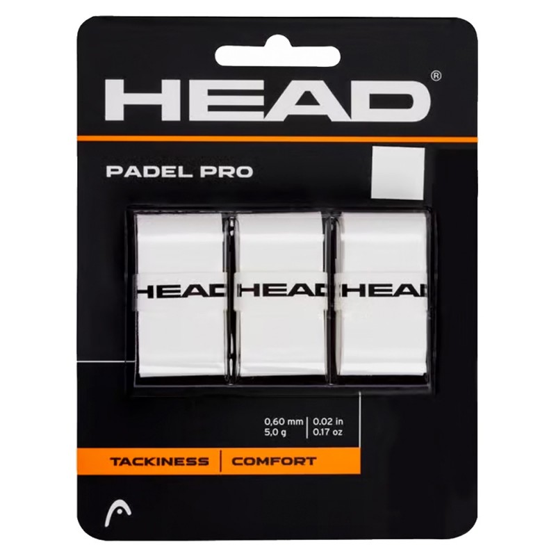 Overgrip Head Padel Pro 3 Pack bianco