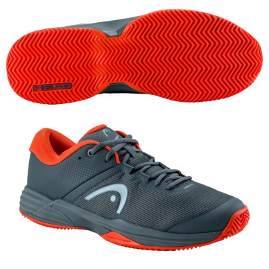 Scarpe Head Revolt Evo 2.0 Clay dark grey orange 2024