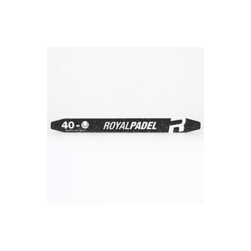 Protettore Royal Padel lettere bianche nere Protettore Royal Padel lettere bianche nere