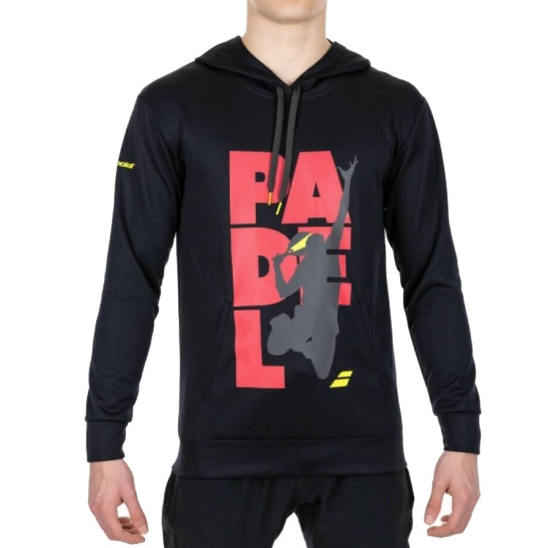Felpa Babolat Padel Hood nero Felpa Babolat Padel Hood nero