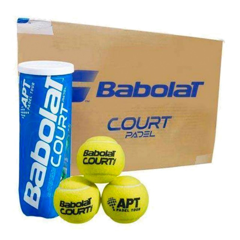 Cartone Palline Babolat Court X3 24 x 3 Cartone Palline Babolat Court X3 24 x 3