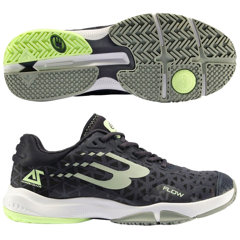 Scarpe Bullpadel Flow 24V black eucalyptus 2024 Scarpe Bullpadel Flow 24V black eucalyptus 2024