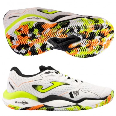 Scarpe Joma Smash 2302 white fluor yellow 2024
