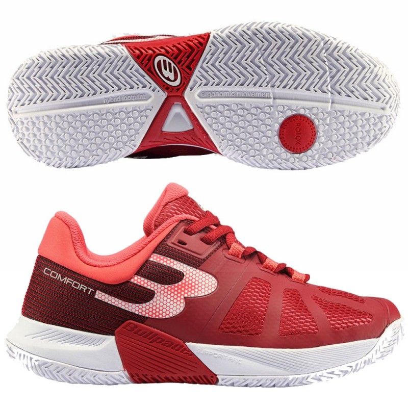 Scarpe Bullpadel PRF Comfort W 24V cherry 2024