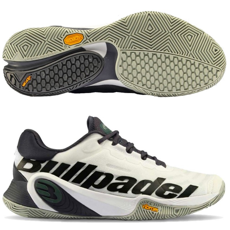 Scarpe Bullpadel Vertex Vibram 24V white green 2024 Scarpe Bullpadel Vertex Vibram 24V white green 2024