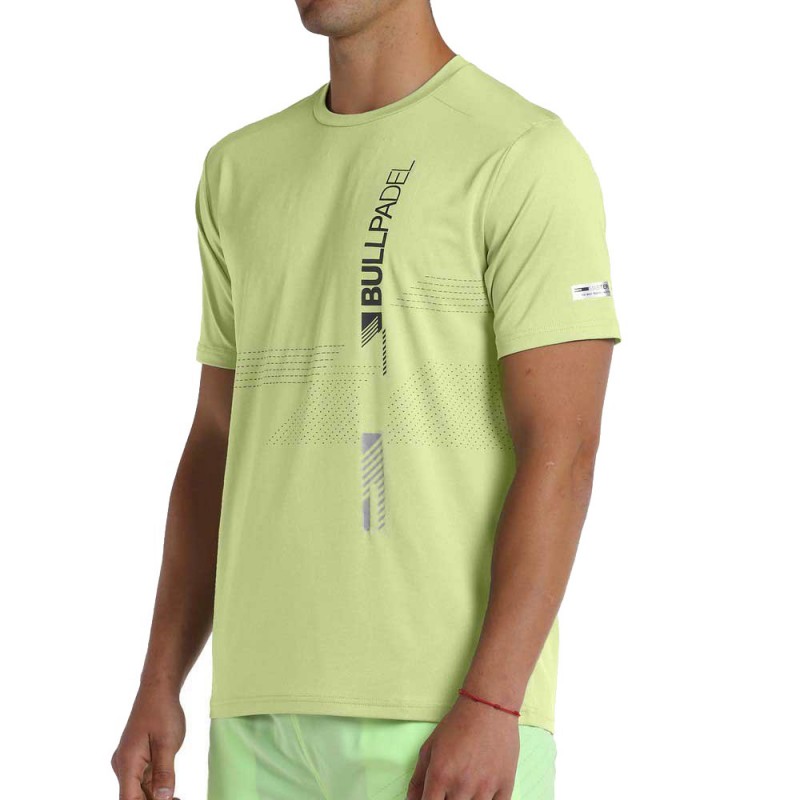 maglietta Bullpadel Adive giallo fluorozolfo maglietta Bullpadel Adive giallo fluorozolfo