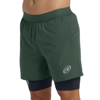 pantaloncini Bullpadel Afama verde bosco