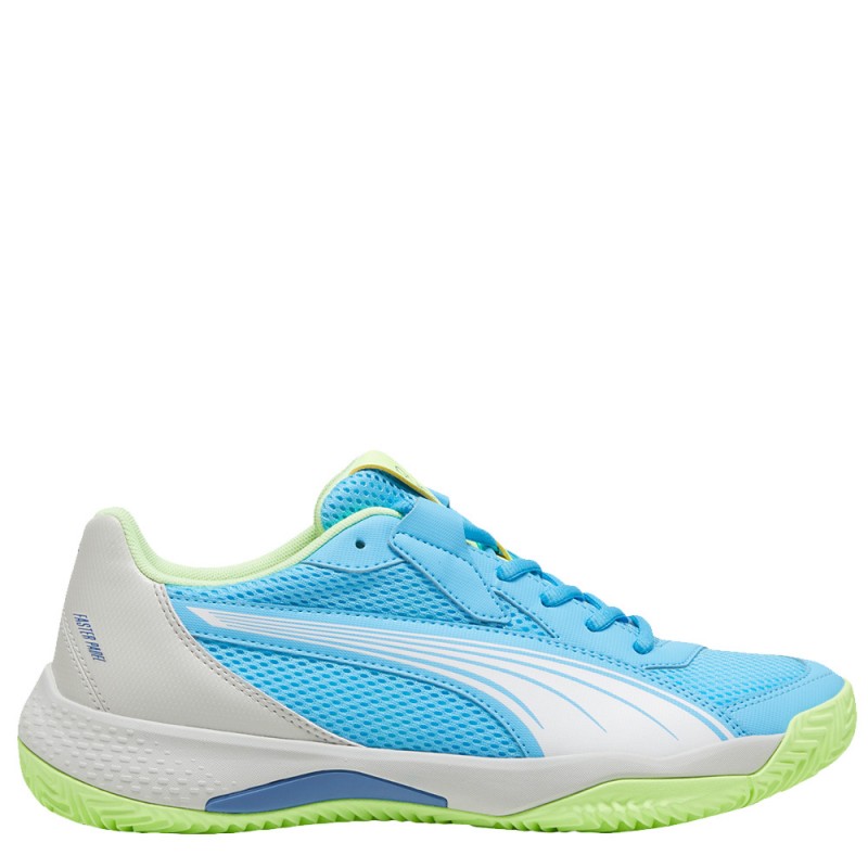 Scarpe Puma NOVA Court luminous blue white gray 2024