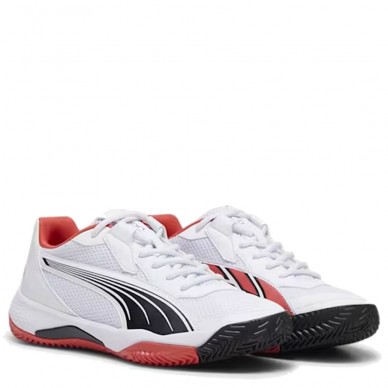 Scarpe Puma NOVA Court white black active red 2024