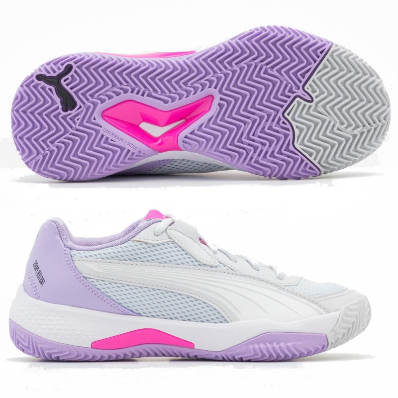 Scarpe Puma NOVA Court white black active red 2024 Scarpe Puma NOVA Court white black active red 2024