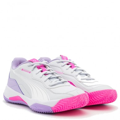 Scarpe Puma NOVA Smash Wn's silver mist white vivid violet 2024