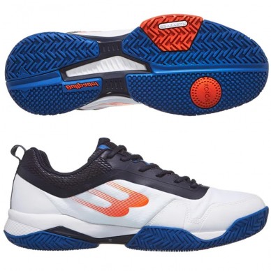 Scarpe Bullpadel PRF Hybrid 24V white navy blue 2024