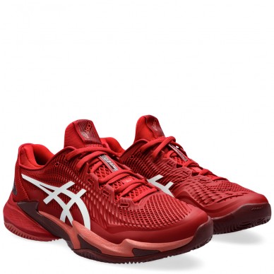 scarpe Asics Court FF 3 Novak Clay cranberry white 2024