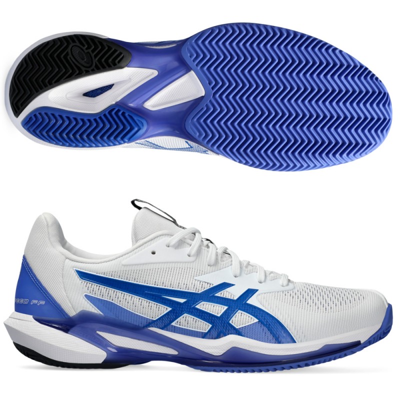scarpe Asics Solution Speed FF 3 Clay white tuna blue 2024 scarpe Asics Solution Speed FF 3 Clay white tuna blue 2024