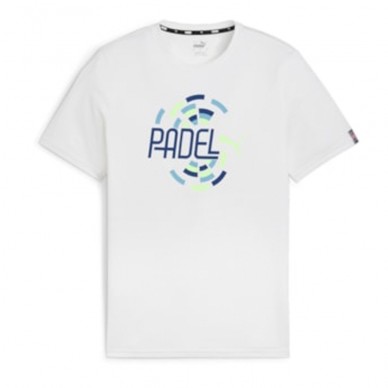 maglietta Puma Individual Grafica bianca