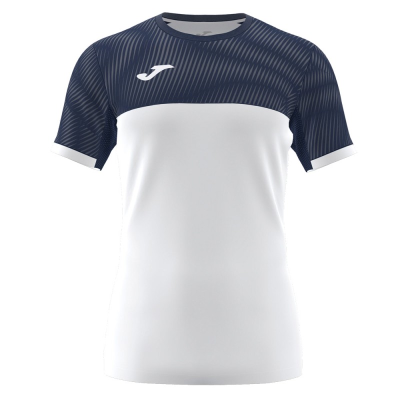 maglietta Joma Montreal bianco blu marino maglietta Joma Montreal bianco blu marino