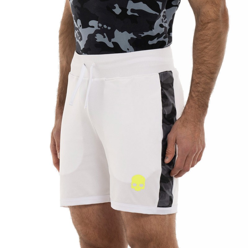 pantaloncini Hydrogen Camo Tech bianchi giallo fluo