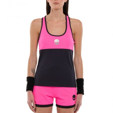 maglietta Hydrogen Block Tech Tank blu navy fucsia