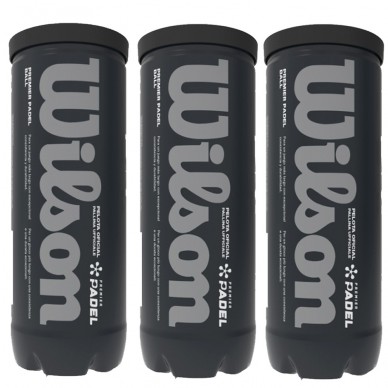 Pack 3 tubo palline Wilson Premier Padel x 3