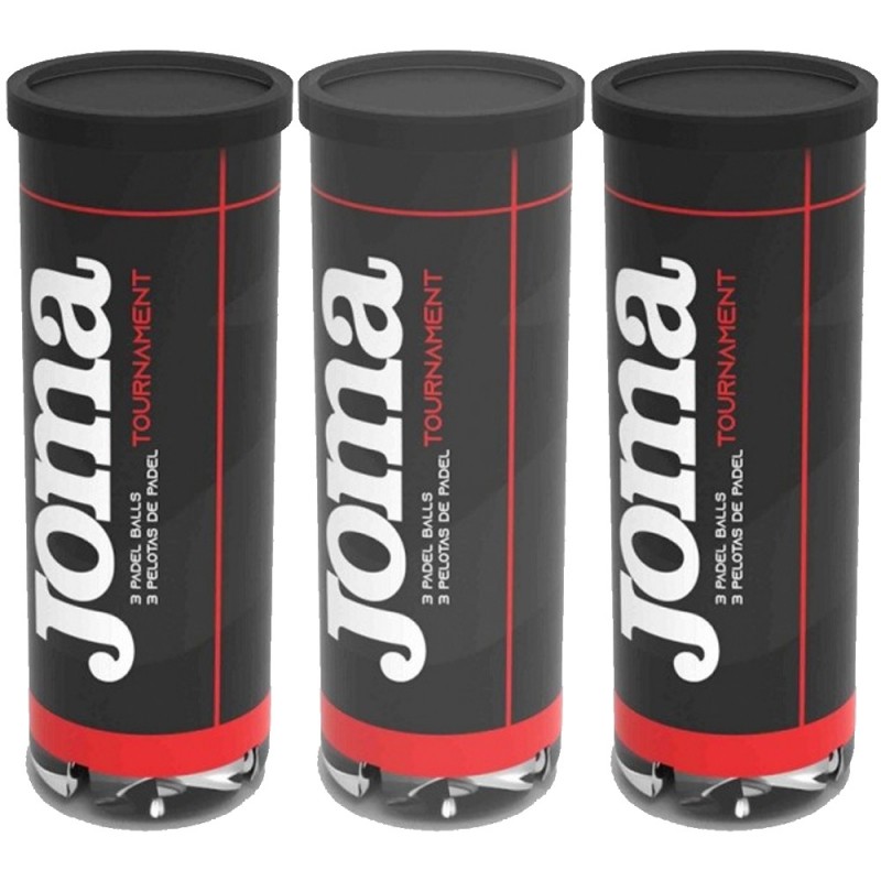 Pack 3 tubo palline Padel Joma Tournament Pack 3 tubo palline Padel Joma Tournament