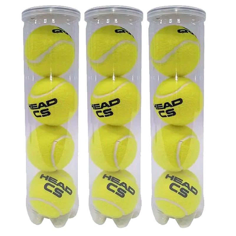 Pack 3 tubo palline Head CS 4 unità