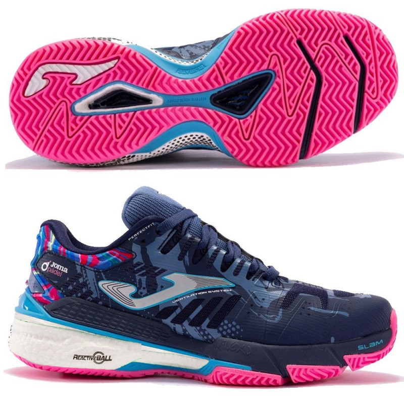 Scarpe Joma Slam Lady 2403 navy blue pink 2024 Scarpe Joma Slam Lady 2403 navy blue pink 2024