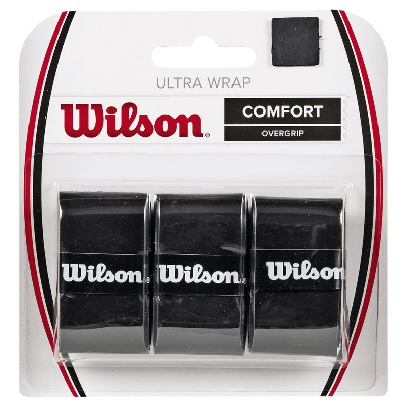 overgrips Wilson Ultra Wrap 3 PK nero