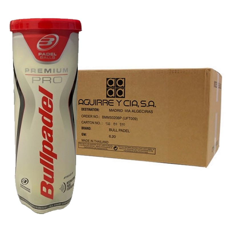 Cartone 24 tubi palline Bullpadel Premium 24 X 3