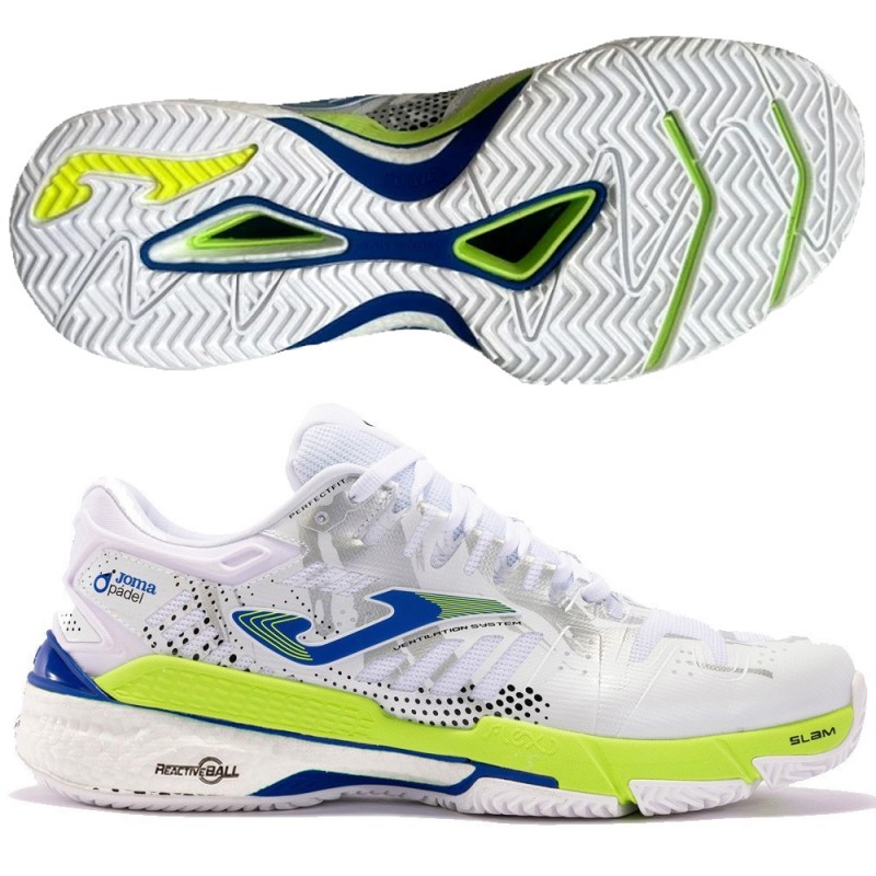 Scarpe Joma Slam Men 2402 white yellow 2024