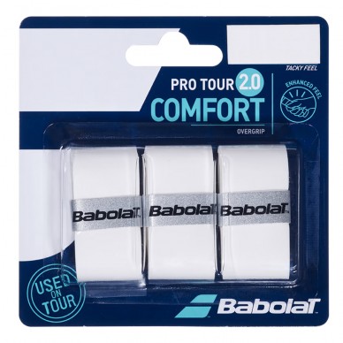 overgrips Babolat Pro Tour 2.0 X3 bianco