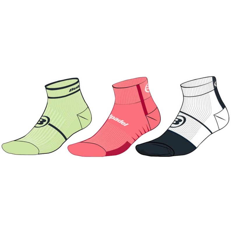calzini Bullpadel BP2402 pack 3 colori calzini Bullpadel BP2402 pack 3 colori
