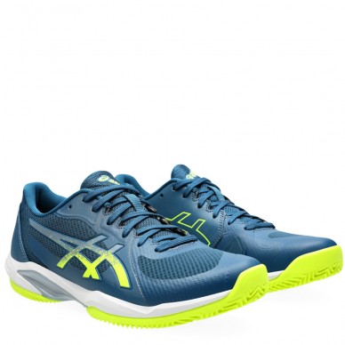 Scarpe Asics Solution Swift FF 2 Clay blu mako giallo sicurezza 2024