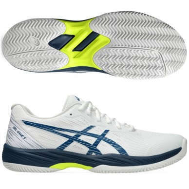 scarpe Asics Gel Game 9 Clay white mako blue 2024