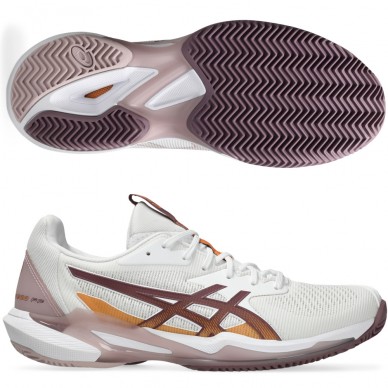 scarpe Asics Solution Speed FF 3 Clay white dusty mauve 2024