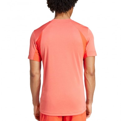 maglietta Adidas T Freelift rosso brillante