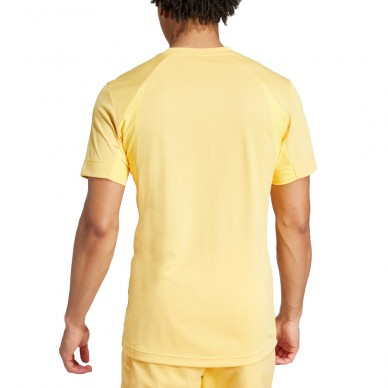 maglietta Adidas T Freelift gialla