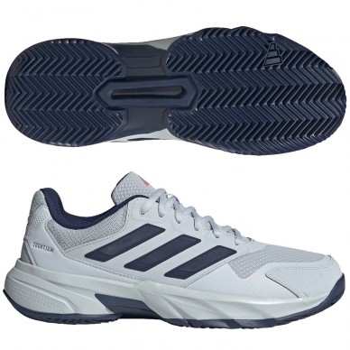 scarpe Adidas Courtjam Control M Clay halo blue 2024