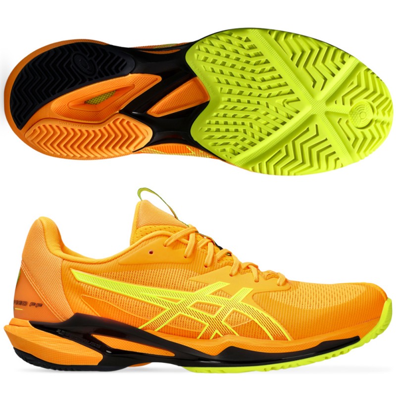 Scarpe Asics Solution Speed FF 3 Padel stadium orange safety yellow 2024 Scarpe Asics Solution Speed FF 3 Padel stadium orange safety yellow 2024