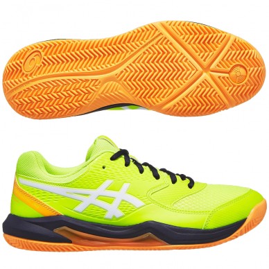 scarpe Asics Gel Dedicate 8 Padel safety yellow white 2024
