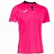 maglietta Joma Ranking rosa fluo e nero