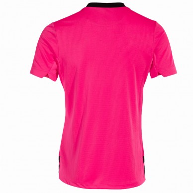 maglietta Joma Ranking rosa fluo e nero