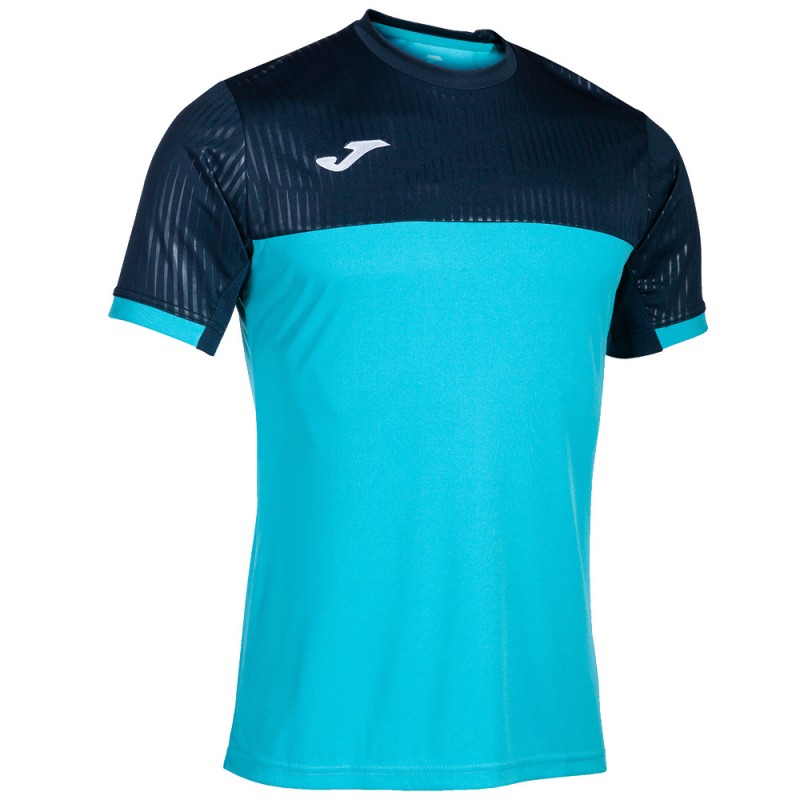 maglietta Joma Montreal turchese fluo marino
