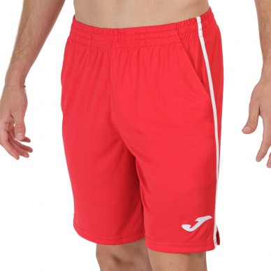 pantaloncini Joma Open III rosso bianco