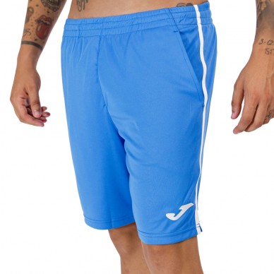 pantaloncini Joma Open III royal bianco
