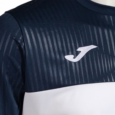 maglietta Joma Montreal bianco blu marino